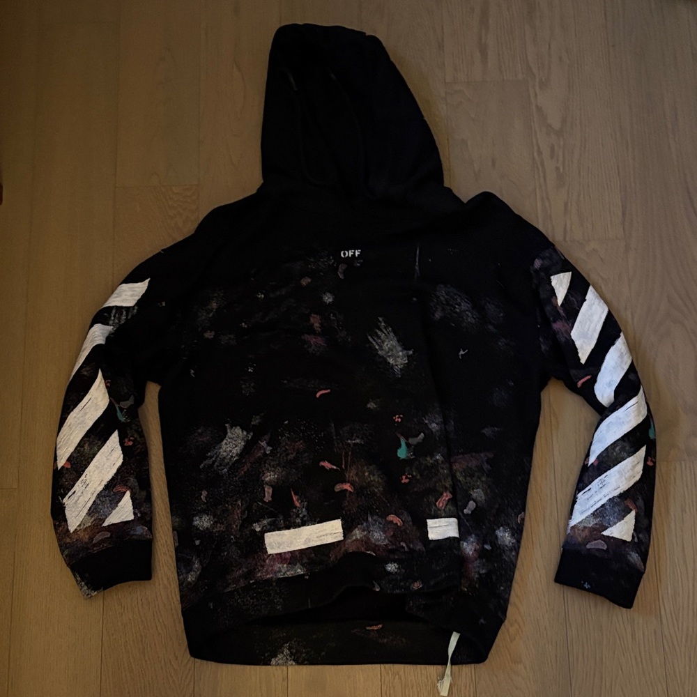 Off white galaxy hoodie